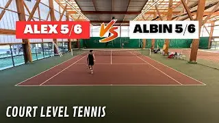 Je joue contre Diego Schwartzman ? | Match Tennis Amateur Court Level View