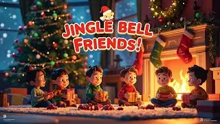 Jingle Bell Friends 🎶🎄 | 3D Animated Christmas Song for Kids | Dance, Gifts & Holiday Joy