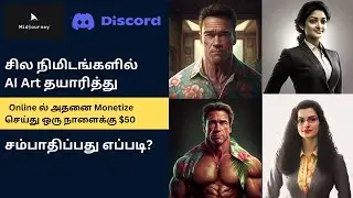 Earn Money with AI Art Using Mid Journey | AI Artஐ பயன்படுத்தி சம்பாதிப்பது எப்படி?