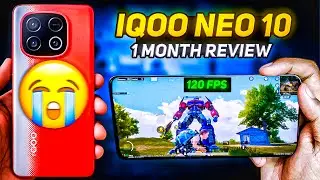 IQOO Neo 10 - 1 Month Gaming Review 😭 120 Fps Problem | IQOO Neo 10 Bgmi Test | IQOO Neo 10