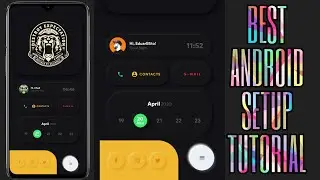 Best Android setup tutorial project shadow kwgt widget's
