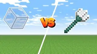 Will Trident break glass?? #minecraft #thebear #trident #glass