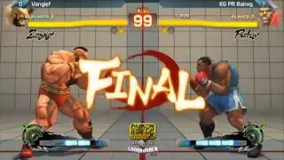 Vangief (Zangief) vs EG| PR Balrog (Balrog) LANHAMMER 2013 AE Top 8 Losers Bracket
