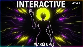 ⚡️Full Body Interactive Warm-Up  LEVEL1 | Immersive Workout | Viral Interactive Game FULL VERSION