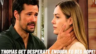 B&B TUESDAY September 25&mdash;Thomas on the Edge: Will His Desperation Drive Him Back to Hope?