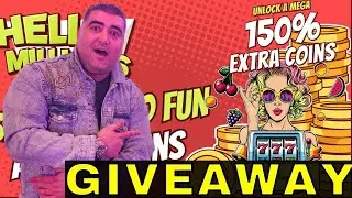 Massive Slot Play At HelloMillions + GIVEAWAY