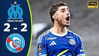 Marseille vs Strasbourg 2-2 R&eacute;sum&eacute; | Mason Greenwood Goal | Ligue 1 Highlights | Joaqu&iacute;n Panichelli