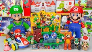 92 Minutes of Satisfying ASMR Unboxing 🐾 Super Mario Adventure Game DX Bowser Castle