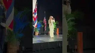 Asia Mon&eacute;t Sings Nation Anthem at 2024 Shawn Ray Hawaiian Classic