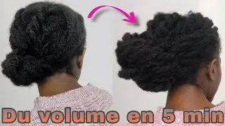 5 MINUTES POUR OBTENIR UN VOLUME DE OUF : tout type de cheveux