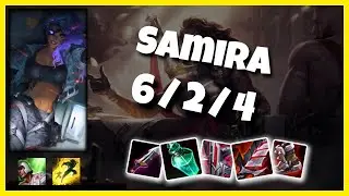 Samira vs Jhin NA Challenger BOT (6/2/4) - v11.1