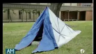 Origami Tent Unfolding