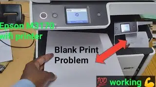 Epson m3170 printing blank pages  | Epson m3170 head cleaning