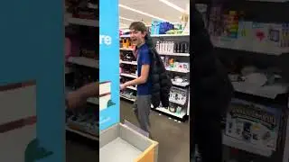 Screaming in Walgreens prank #funny #banna #memes #prank #fire #crocs