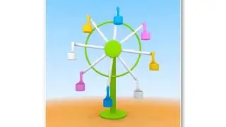 Roda gigante animada com Constraint Blender 2.63a