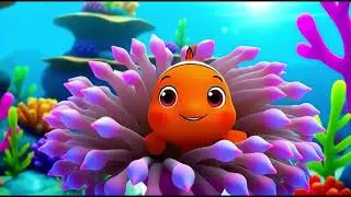 Axie Coralshine Learns: Clownfish & Their Anemone Home! 🐠 | Educational Animal Song for Kids