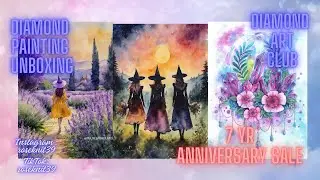 Ep 414: Diamond Painting Unboxing-7 Yr Anniversary Sale #diamondpainting #diamondartclub #unboxing