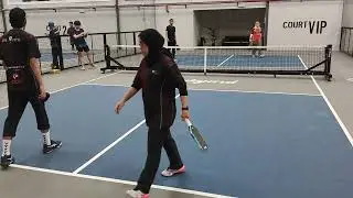 Dinkyard Court Opening Team Tournament - Semi Final Mix Double : Picklehill A VS The Palm B Part1