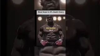 Most sixes in death overs #cricket #ipl #ms dhoni #hardik pandya#viral #short video