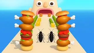 Sandwich Runner - SpeedRun All Levels Gameplay Walkthrough Android,ios New Update E10