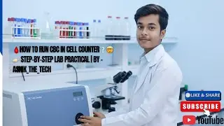 🔹 How to Run CBC Test in Cell Counter | Complete CBC MachinePractical inHindi |LabTechnicianTutorial