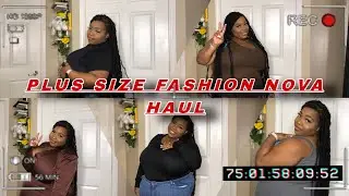 VLOGMAS DAY 6: PLUS SIZE FASHION NOVA HAUL