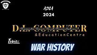 ⚔️💣History of War⚔️ in MS PowerPoint Project।। ADCA Batch 2024 #war #history