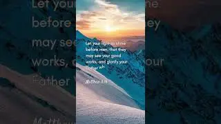 VERSE OF THE DAY MATTHEW 5:16 | INSPIRATIONAL BIBLE VERSES #shorts #faith #trending
