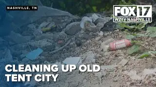 В Нэшвилле завершается очистка старого палаточного городка