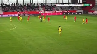 Mathis Albert (09) 🇺🇸🇩🇪🇫🇷 vs Bayern Munich U19s in the U19 DFB Nachwuchsliga Quarterfinals