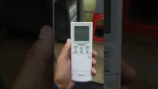 hitachi ac remote functions reset settings problem 100 % working full process