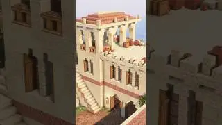 New greek tutorial out now! #minecraft #tutorial #building #greek #ideas #shorts