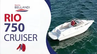 Test in acqua barca usata Rio 750 Cruiser - Nautica Serena // Barche Bellandi