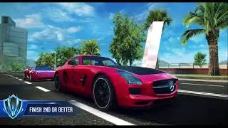 Asphalt 8: Mercedes-Benz SLS AMG GT Coupe Final Edition RANK 1451 Multiplayer races.