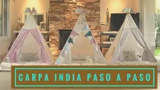 COMO HACER UN TEEPEE O CARPA ESTILO INDIO | Empo | EP. 25