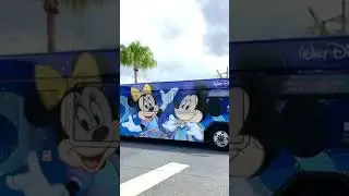 Disney Transport Mickey & Minnie Bus WDW Orlando Florida #Shorts