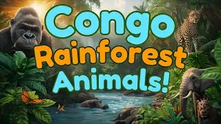 Meet Amazing Congo Rainforest Animals! | Educational Video For Kids
