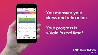 Measure your stress level with the HeartMath Inner Balance Trainer.