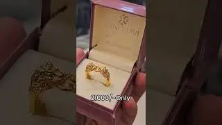 Light weight Lion ring starts from just 2 grams  contact 9768691916 #gold #jewellery #lion #fashion
