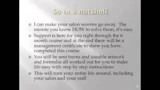 Salon Online Management Training