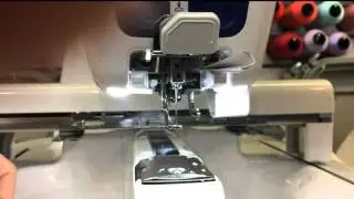 Brother PRS100 Free Motion Mode test