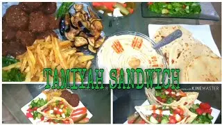 TAMIYAH SANDWICH\ FALAFEL SANDWICH || ARABIC SANDWICH || ARABIC CUISINE || RECIPE IN URDU AND HINDI