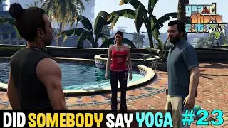 GTA V Did somebody say yoga mission/This mission I see a 👽👾 UFO 