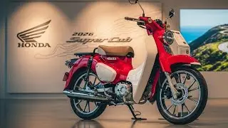 Honda Super Cub 125 2026 года &ndash; ретро-дизайн в сочетании с современными технологиями | Полный обз...