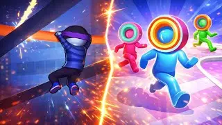 Balance vs Power Challenge  💥 | Roof Rails Levels 9&ndash;11 😱🔥 + Layer Man Run Levels 14&ndash;16 🤯 
