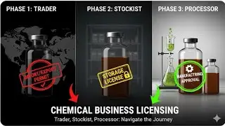 3 Phases of Chemical Business Licensing: Trader, Stockist, Processor