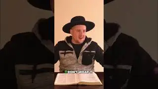 Ex-Amish Provokes Religious People With Hat #shorts