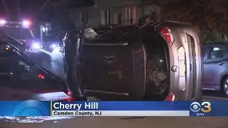 1 Person Injured After Car Flips In Cherry Hill