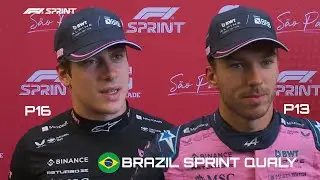 FRANCO COLAPINTO🇦🇷 PIERRE GASLY🇫🇷 BRAZIL GP 2025 ALPINE F1 POST SPRINT QUALY FP1
