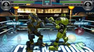 [Real Steel Champions]Jasper VS sparring bot region 4